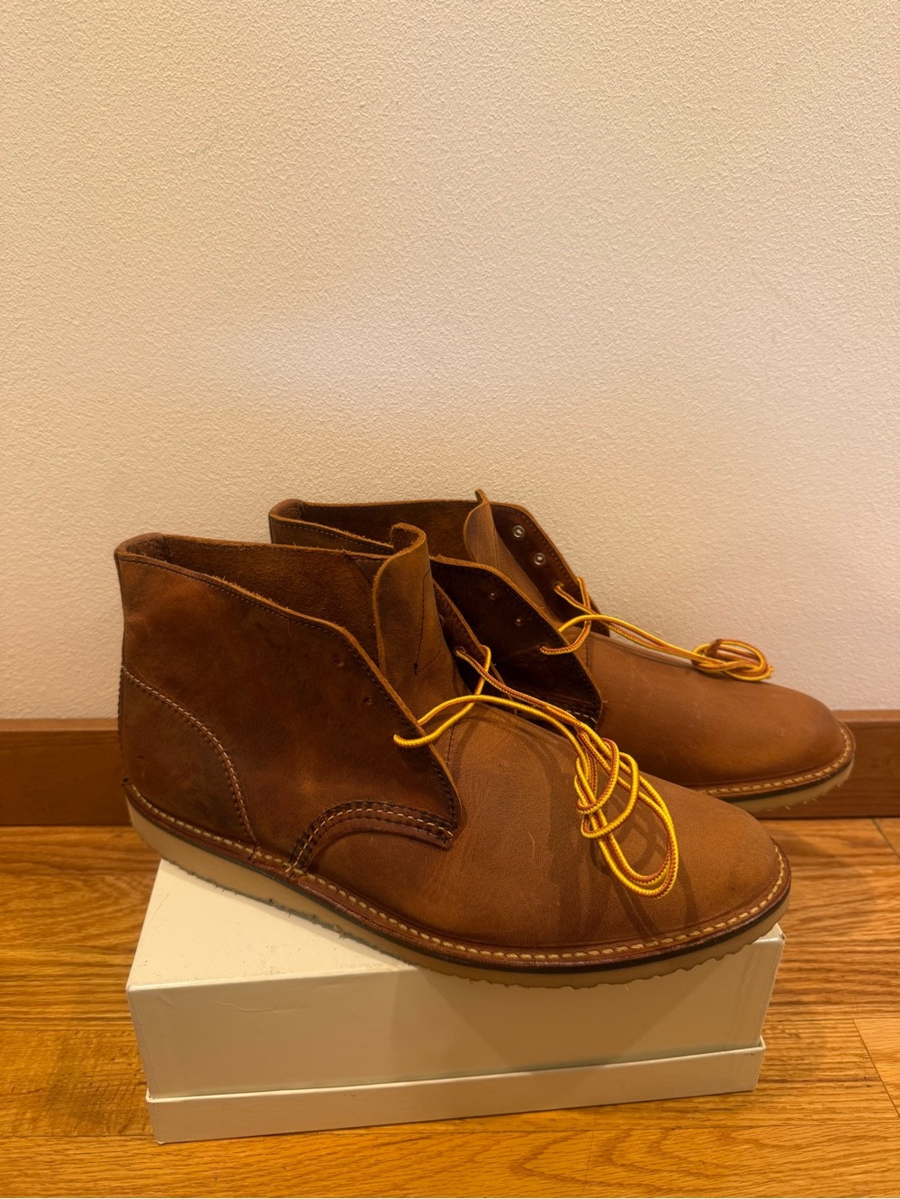 Red Wing Heritage 3322 Weekender Chukka Boots Brown Leather Men's Size 11.5 D